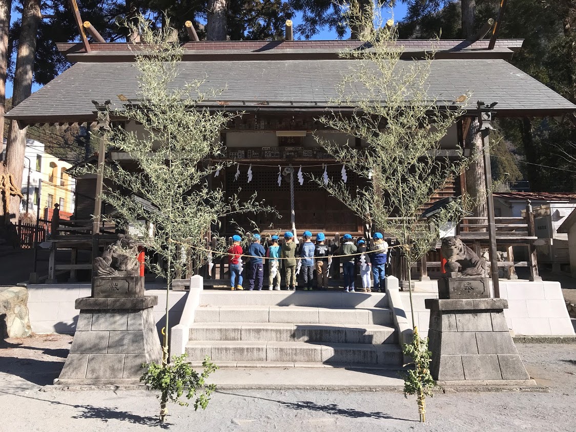 奥氷川神社で初詣